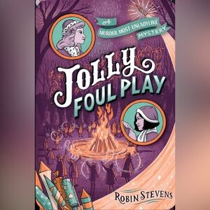 Jolly Foul Play Book  - Purple and Orange